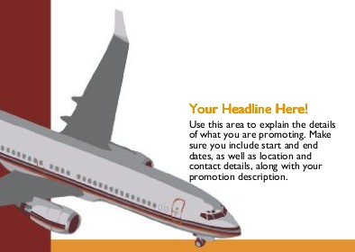 Commercial Airliner Full Colour Standard Sized Postcards