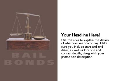 Bail Bonds Full Colour Standard Sized Postcards