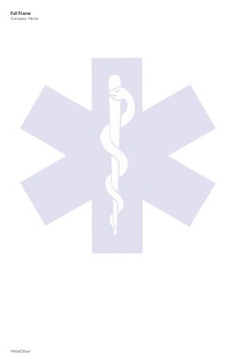 Caduceus Symbol Large Note Pads