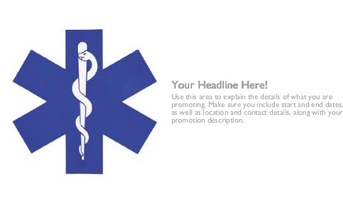 Caduceus Symbol Full Colour Oversized Postcards