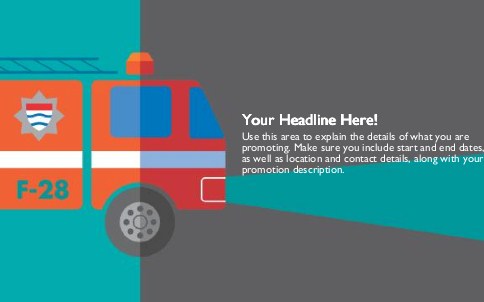 Fire Appliance Full Colour Oversized Postcards
