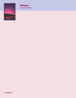 Pink Skyline over Lake Compact Note Pads