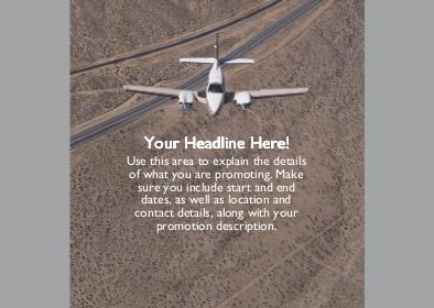 Smooth Take-off Full Colour Standard Sized Postcards
