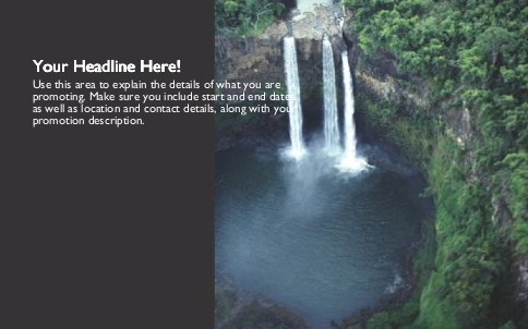 View of Falls Full Colour Oversized Postcards