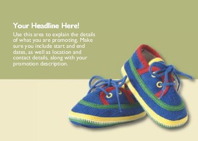 Colourful Kid's Trainers Full Colour Standard Sized Postcards
