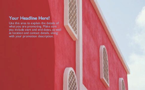 Side of a House Full Colour Oversized Postcards