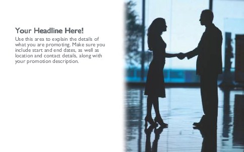 Business Deal Full Colour Oversized Postcards