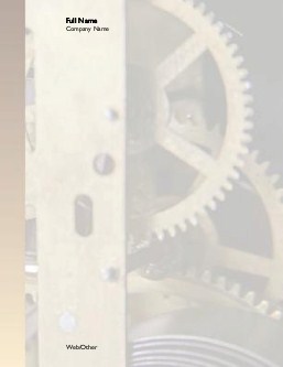 Clock Gears Compact Note Pads