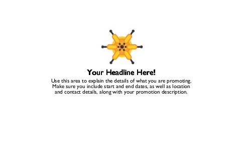 Stylised Star Full Colour Oversized Postcards