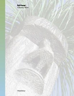 Tiki with Grass Hair Compact Note Pads