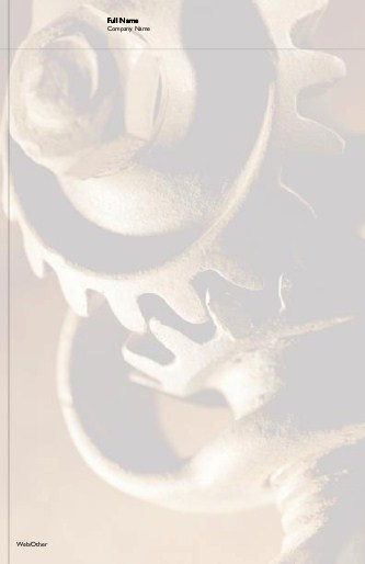 Mechanical Gears Large Note Pads
