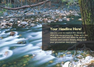Merced River Full Colour Standard Sized Postcards