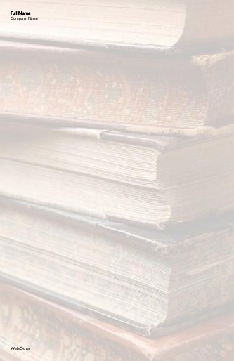 Stack of Old Books Large Note Pads
