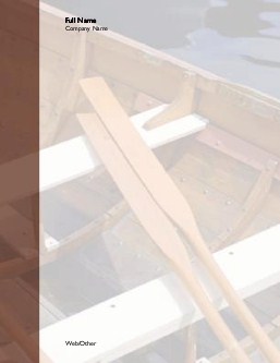 Row Boat and Oars Compact Note Pads