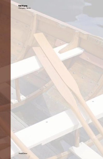 Row Boat and Oars Large Note Pads