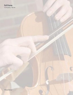 Violin and Bow Compact Note Pads