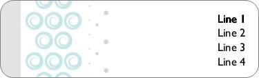 Circles of Love Return Address Labels