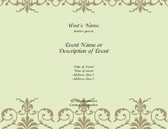 Elegant Twist Hen Night Invitations