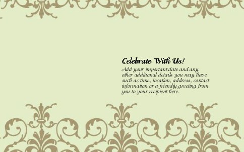 Elegant Twist Oversized Save the Date  Postcards