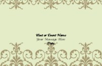 Elegant Twist Save the Date Cards