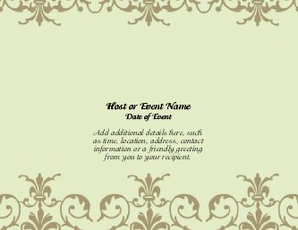 Elegant Twist Large Save the Date Magnets