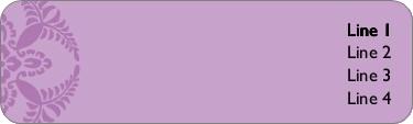 Fresh Blush Return Address Labels