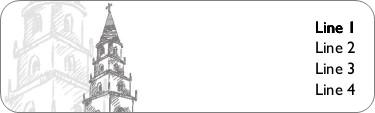 Going to the Chapel Return Address Labels
