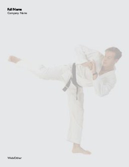 Karate Kick Compact Note Pads
