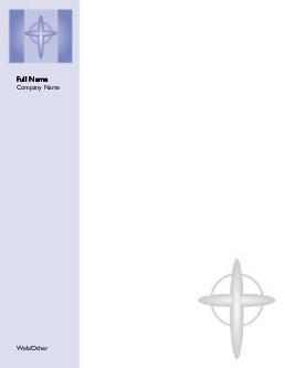 Lavender Cross Compact Note Pads