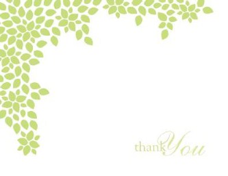 Funky Zebra Wedding Thank You Cards