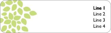 Leaves of Love Return Address Labels