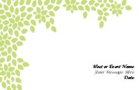 Leaves of Love Save the Date Magnets