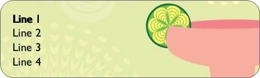 Lime Time Return Address Labels