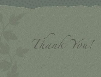 Love Comes Naturally Wedding Thank You Cards