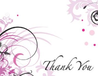 Special Soiree Wedding Thank You Cards