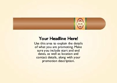 Cigar Full Colour Standard Sized Postcards