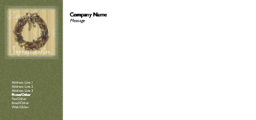 Delightful Decor Full Colour Compliment Slips