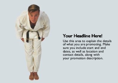 Karate Bow Full Colour Standard Sized Postcards
