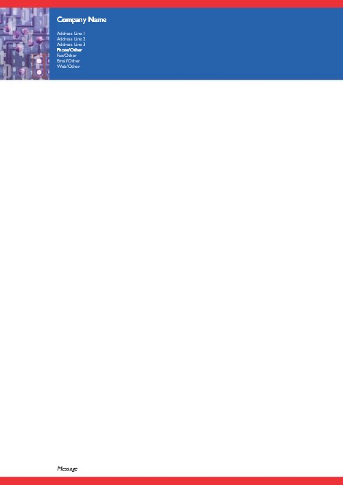 Noughts and Ones A4 Letterhead