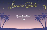 Starlight Serenade Save the Date Cards