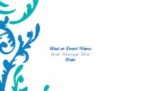 Tranquil Swirl Save the Date Magnets