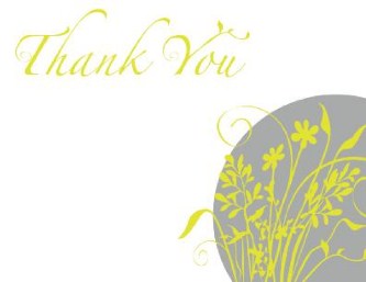 Wildflower Wonder Wedding Thank You Cards