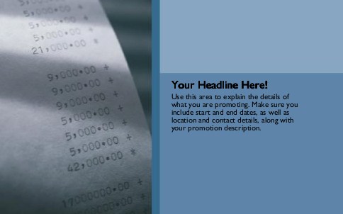 Adding Machine Full Colour Oversized Postcards