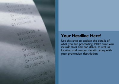 Adding Machine Full Colour Standard Sized Postcards