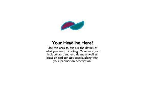 Sliding Half Circles Full Colour Oversized Postcards