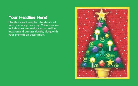 Festive Delight Full Colour Oversized Postcards