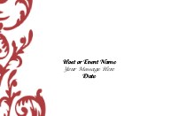 Romantic Swirl Save the Date Magnets