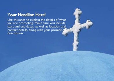White Cross Full Colour Standard Sized Postcards