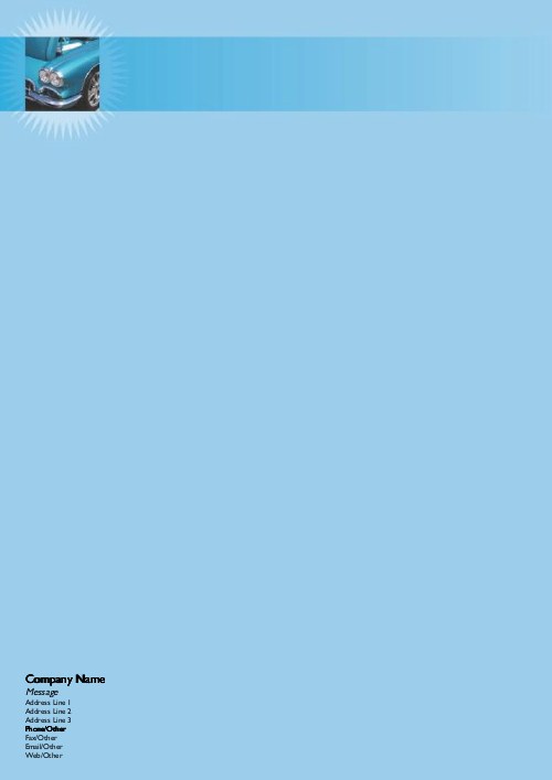 Always in Style A4 Letterhead