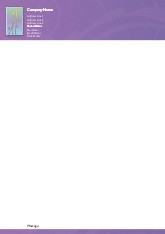 Bamboo Fronds A4 Letterhead